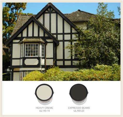 best tudor exterior paint colors.